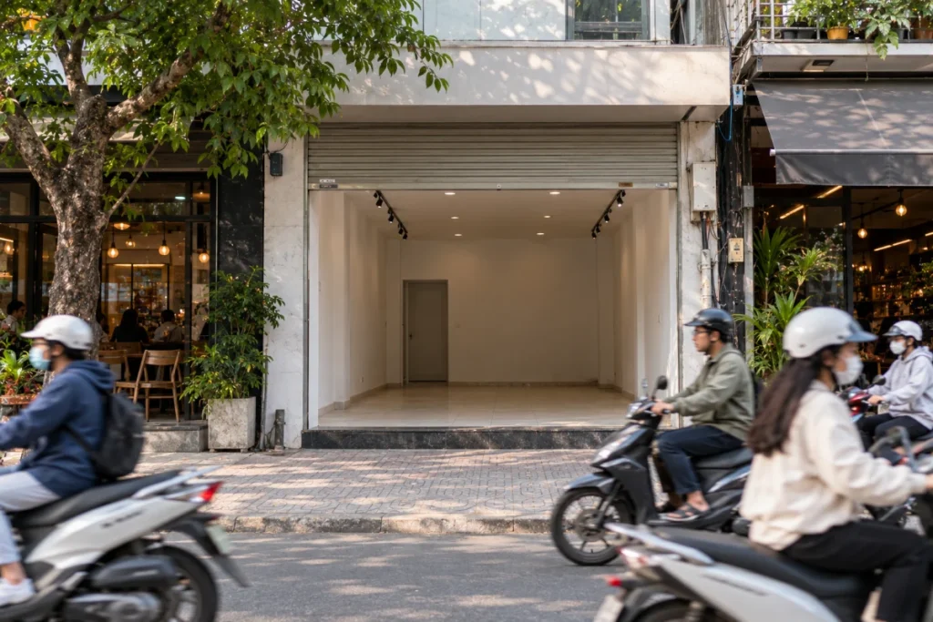 Mặt bằng kinh doanh quán cà phê
